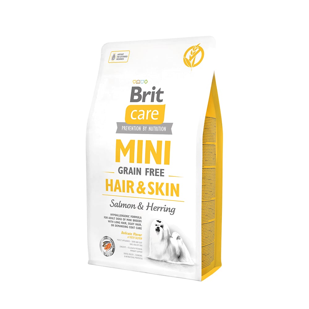 BRIT CARE MINI GF HAIR &amp; SKIN X 2 KG