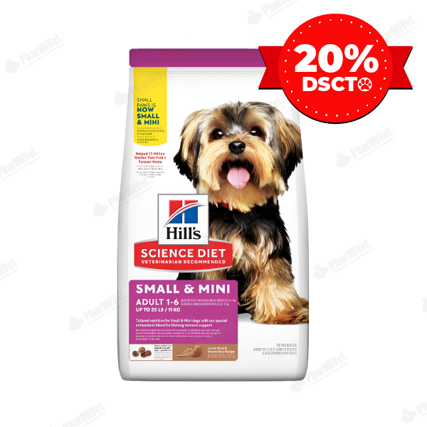 20% DES. HILL'S SD CANINE ADULT L&amp;R SMALL PAWS 4.5LB 2KG