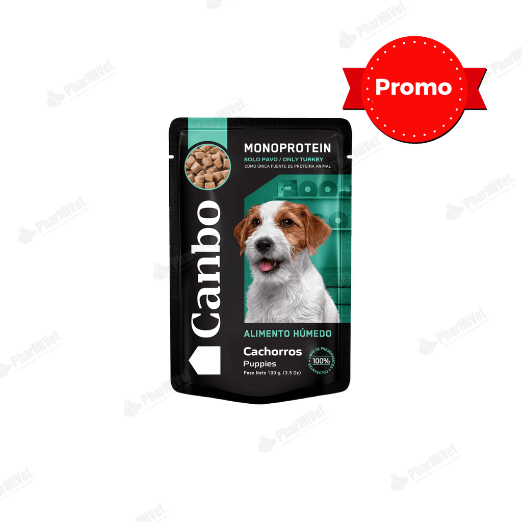 PROMO CANBO DOG TROC PAVO CACH POUCH 100GR