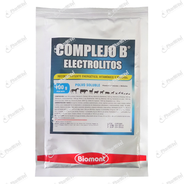 [8010107012] COMPLEJO B C/ELECTROLITOS X 100 GR