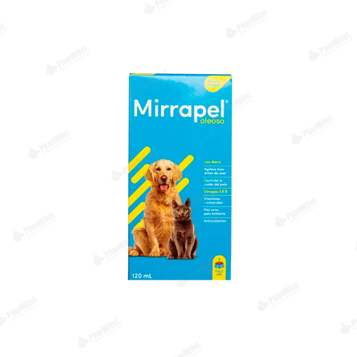 [8241305010] MIRRAPEL JARABE PARA PERROS Y GATOS X 120 ML