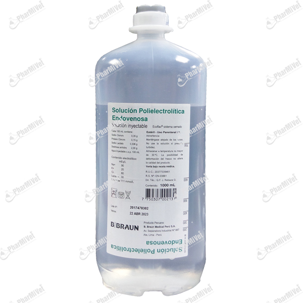 [8300601026] SOLUCION POLIELECTROLITICA X 1000 ML