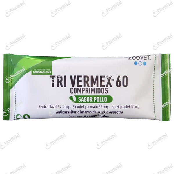 [83601050151] DESPARASITANTE TRIVERMEX COMPRIMIDOS X UND