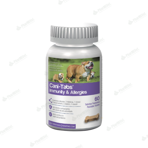 [8030107008] CANI-TABS INMUNITY Y ALLERGIES X 60 TAB