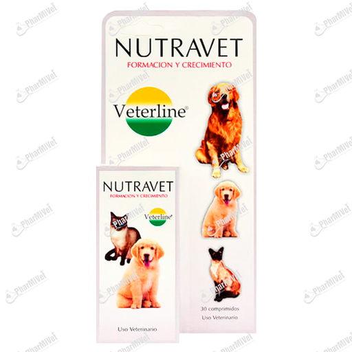 [8400107031] NUTRAVET FORMACION Y CRECIMIENTO X 30 TAB