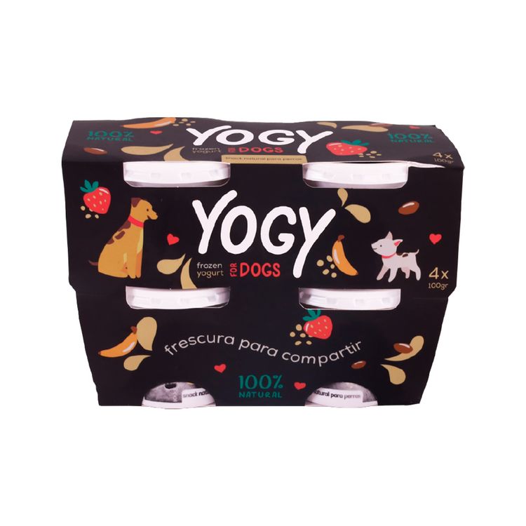 [8680304029] HELADO DE YOGURT YOGY FRESAS Y PLÁTANO X 4 UND (PACK)