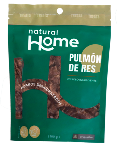 [8680304052] NATURAL HOME TREATS PULMON DE RES X 80 GR