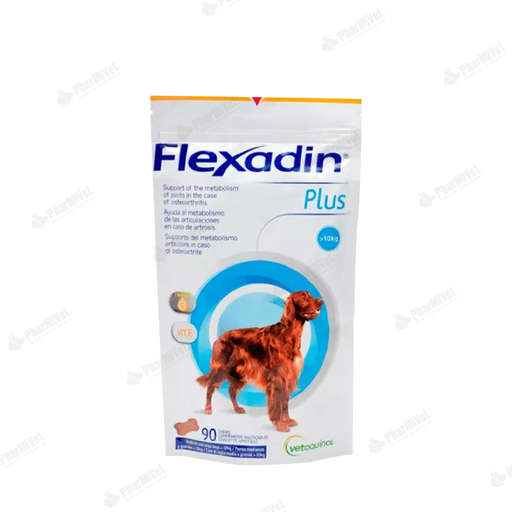 [8130107021] FLEXADIN PLUS PERRO MAS DE 10 KG X 90 TAB