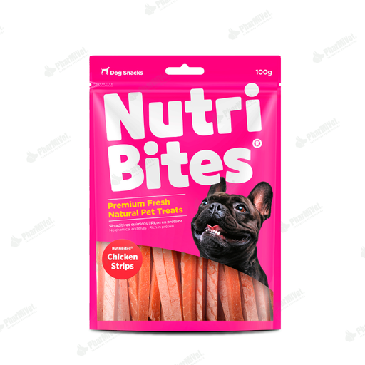 [8030304004] NUTRIBITES CHICKEN STRIPS X 100 GR