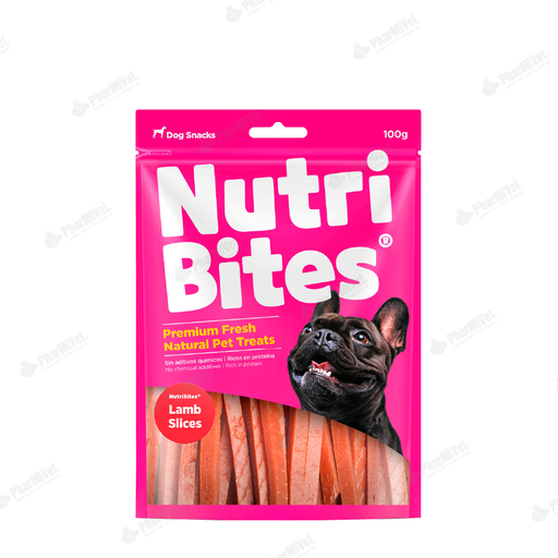 [8030304007] NUTRIBITES LAMB SLICES X 100 GR