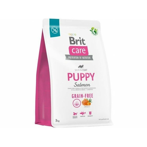 [8990301025] BRIT CARE GF PUPPY SALMON X 3 KG