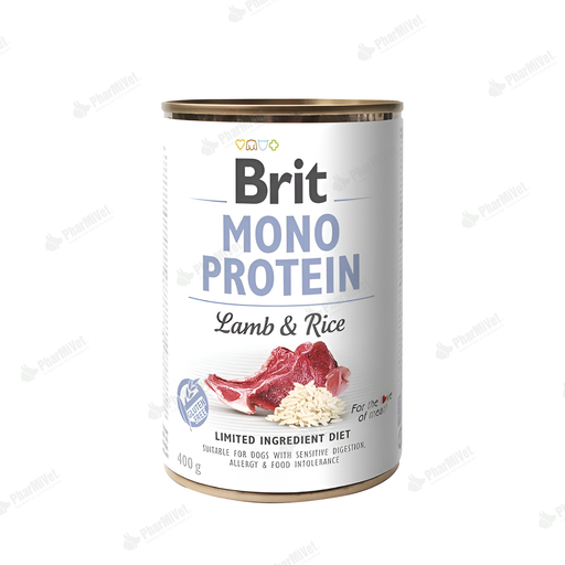 [8990301031] BRIT MONO PROTEIN LAMB &amp; RICE X 400 GR