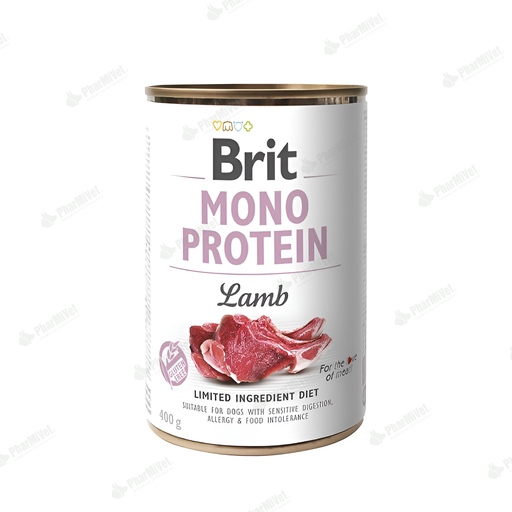 [8990301032] BRIT MONO PROTEIN LAMB 400 GR