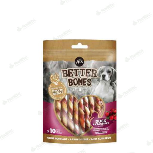 [8240304053] ZEUS BETTER BONES PATO Y CRANBERRY 12.5 CM